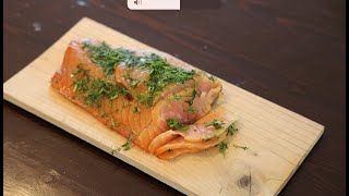 Cold smoke salmon, šalto rūkymo lašiša