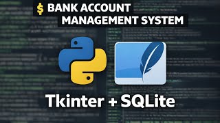 **Bank Management System 🏦 **Project in Python with Tkinter and SQLite🌟|By TechTaught