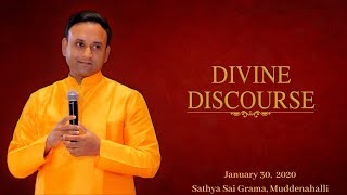 Divine Discourse: January 30, 2020, Satsang at Premamrutham, Muddenahalli #srimadhusudansai