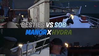 Besties vs SOB vs Manor x Hydra At Cargo Ship (Multi POV) | NoPixel 4.0 GTA RP