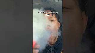 First time ever hitting a vape#subscribe #vape #nicotine #funny #viral WATCH THE. FULL VID‼️⬆️#fyp