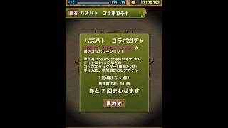 パズドラ パズバトコラボガチャ！