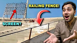 BREAKING! 🛑 RAILING FENCE LAGA DIA! | Gaddafi Stadium LED Lights Installed! | Exclusive Updates