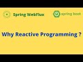 Why Reactive Programming ?