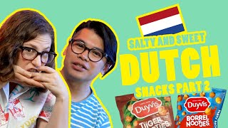 The Dutch did it again! Tasting The Best SNACKS from NETHERLANDS Part 2  •  SALTY \u0026 SWEET