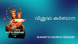 തിരുനാൾ 7-ാം ദിനം | ആഘോഷമായ വി. കുർബാന  | ലദീഞ്ഞ്  | നൊവേന  |@StMarysChurchVedagiriofficial