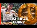 NYONYA FISH HEAD CURRY Recipe (Cooking With Food Ranger!)