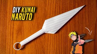 Cara Membuat Kunai Naruto dari Kertas Buku Tulis - DIY Kunai