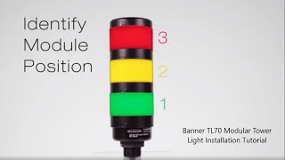 Banner TL70 Modular Tower Light Installation Tutorial