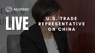 U.S. Trade Representative Katherine Tai speaks at Center for Strategic and International Studies