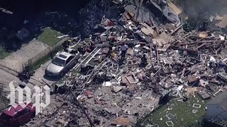 WATCH: Massive explosion levels homes in Baltimore