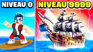 TU AS LE PIRE BATEAU AU MONDE MAIS TU PEUX ÉVOLUER POUR LE BATEAU LE PLUS RAPIDE DE ROBLOX !