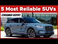 Consumer Report’s 5 Most Reliable Suvs (as Of January 2024)