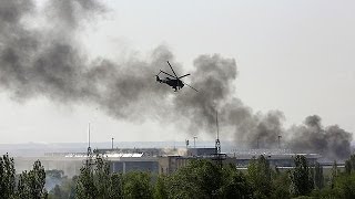 Újabb katonai helikoptert lőttek le Kelet-Ukrajnában