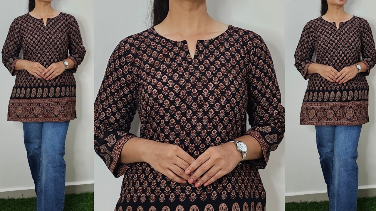 Short Kurti Cutting And Stitching Youtube