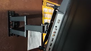 VideoSecu ML531BE TV Wall Mount Unboxing \u0026 Mounting