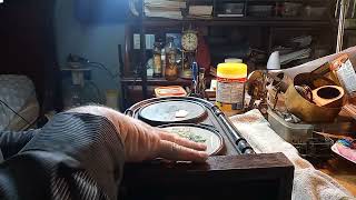 Repairing an Owari Japan made mantle clock (see description). 20221010 134211