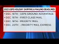 usps releases holiday shipping and mail deadlines