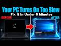 Your PC Turns On Too Slow — Fix It With These 4 Windows Startup Settings