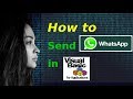 How to send WhatsApp messages in VBA / VB Script (Outdated)