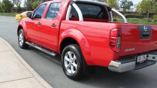 2014 Nissan Navara D40 S6 MY12 ST Red 5 Speed Sports Automatic Utility