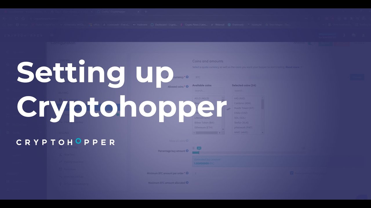 Setting Up Cryptohopper Youtube