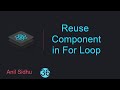React tutorial for beginners #36 Reuse component in loop