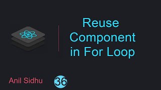 React tutorial for beginners #36 Reuse component in loop