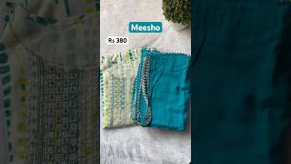 #trending I purchased this Kurta Set from Meesho at Rs 380 #meesho #ytshorts