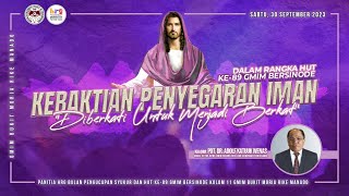 [LIVE] Kebaktian Penyegaran Iman HUT ke 89 GMIM BERSINODE - 30 September 2023