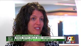 Beware risks with cash transfer apps