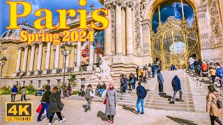 Paris, France🇫🇷 - Paris April 2024 - 4K HDR - Walking Tour  | Paris 4K | A Walk In Paris