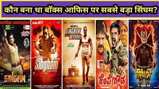 Singam 2010 Vs Singham 2011 Vs Singham Returns Movie Budget, Boxoffice Collections And Verdict