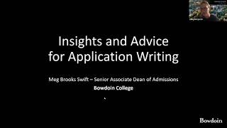 Insights And Advice For Application Writing