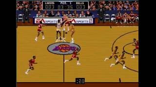 NBA Pro Basketball Bulls Vs Lakers - Sega Mega Drive - testeado Windows 7 x64