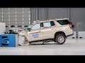 2023 Chevrolet Tahoe updated moderate overlap IIHS crash test