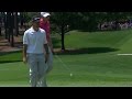 Brian Harman pours in a long range putt for birdie at Wells Fargo