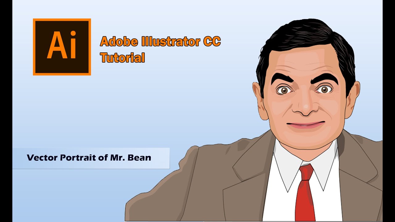Vector Portrait Illustrator Tutorial Youtube