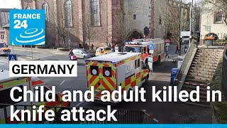 Child and adult killed in knife attack in German park • FRANCE 24 English