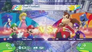 MARIO & SONIC AT THE RIO 2016 OLYMPIC GAMES- DUEL FOOTBALL  7-18-16