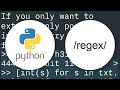 How to extract numbers from a string in Python?