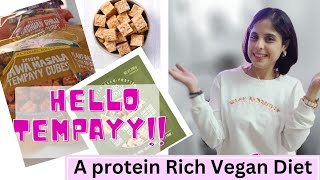Review,How to cook Tempeh, Easy Veg/Vegan high protein meal idea,dinner breakfast/lunch/snack,Tempeh