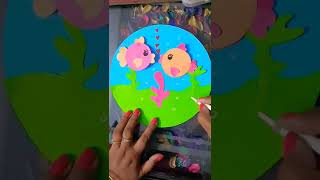 How To Make Paper Fish Aquarium | Fish Aquarium | Paper Craft for Kids