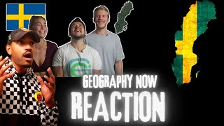 American Reacts to- Geography Now Sweden