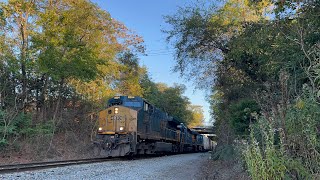 CSX 3254 w/ SD40-2 Pulls High on M542-10 on 10/12/23