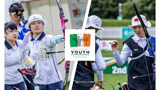 Korea v China – recurve U18 women team gold | Limerick 2023 World Archery Youth Championships