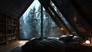 Peaceful Rainfall Melodies Enveloping Nighttime Slumber | Relax Your Mind And Fall Into Deep Sleep