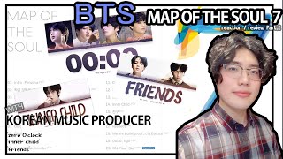 [ENG]음악프로듀서의 BTS(방탄소년단) MAP OF THE SOUL 7 ALBUM REACTION/REVIEW 3 ㅣ 00:00,inner child,friends