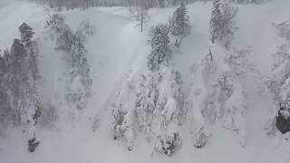 ＜ドローン空撮＞岩手八幡平　パウダースキー