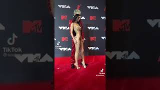 Megan Fox and Machine Gun Kelly at red carpet on MTV Video Music Awards 2021#mtv #vmas2021 #meganfox